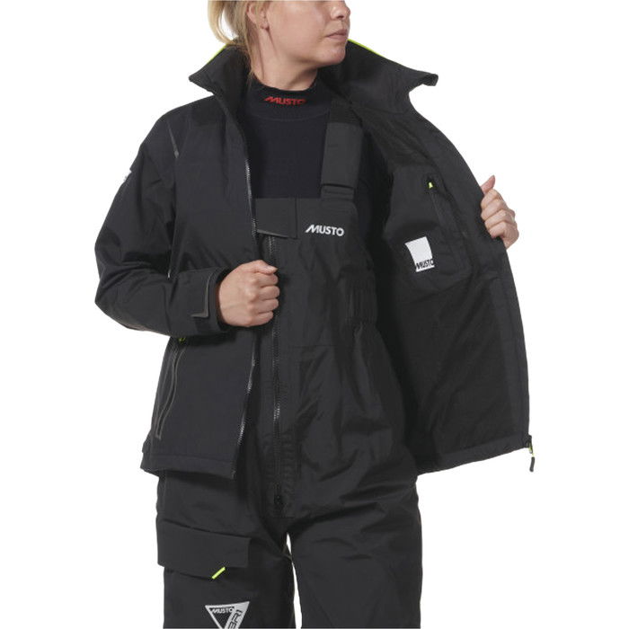 2024 Musto Womens BR1 Solent Sailing Jacket 82404 - Black